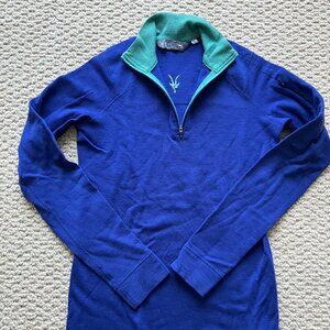 Ibex Merino Wool 1/4 Zip with Arm Pocket Women's S